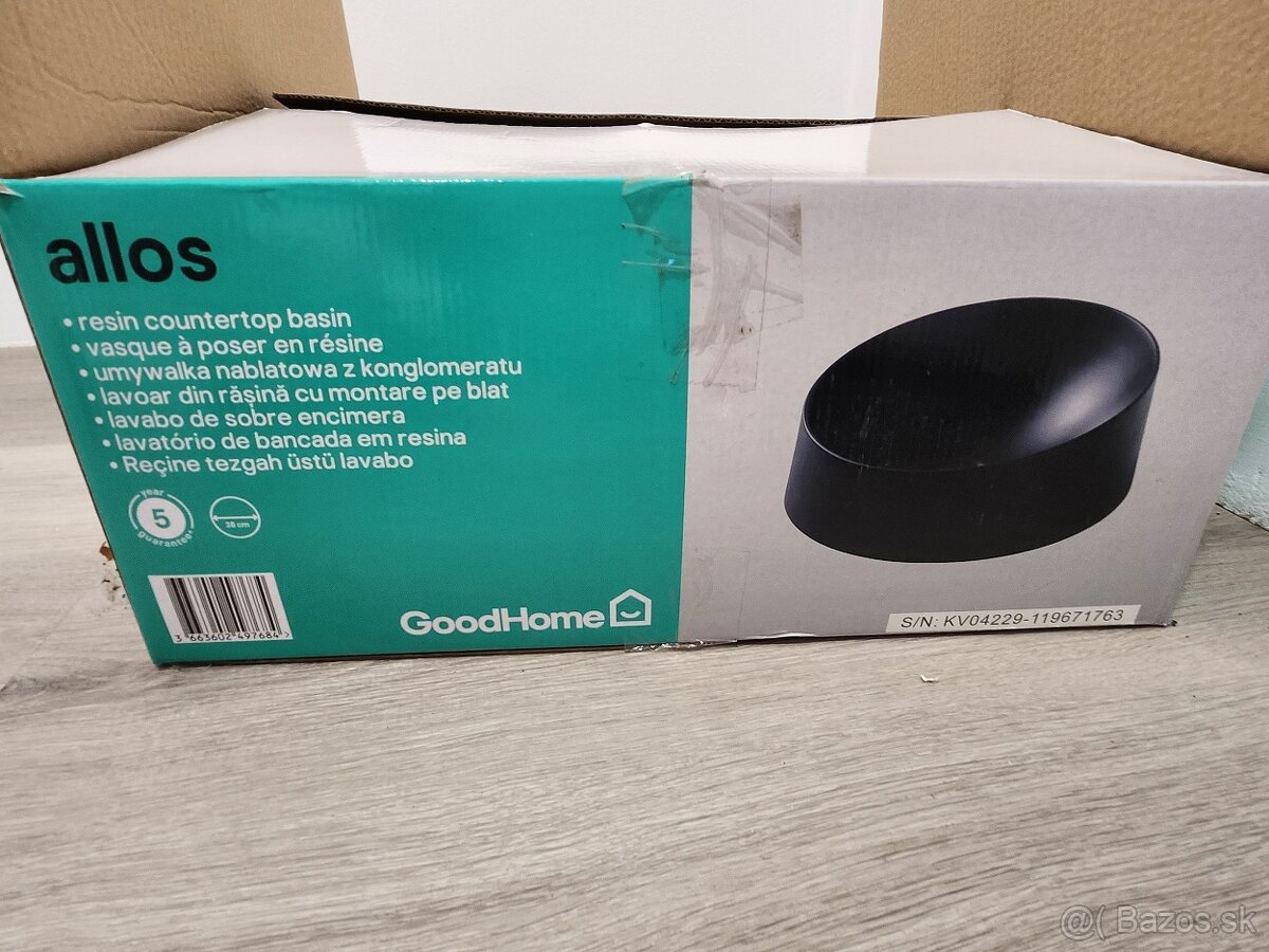 Čierne matné umývadlo - 3