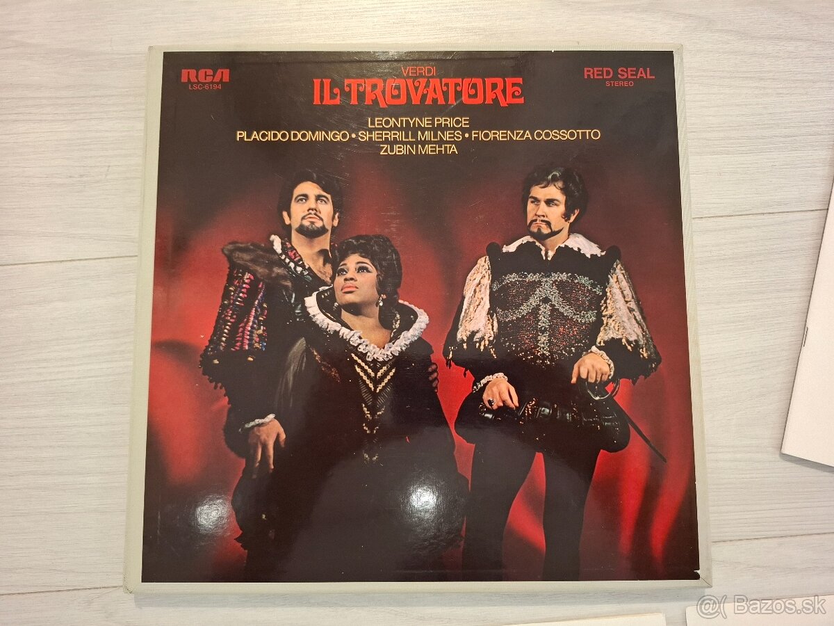 Guiseppe Verdi Il Trovatore Trubadur 3 LP Box NM - 3