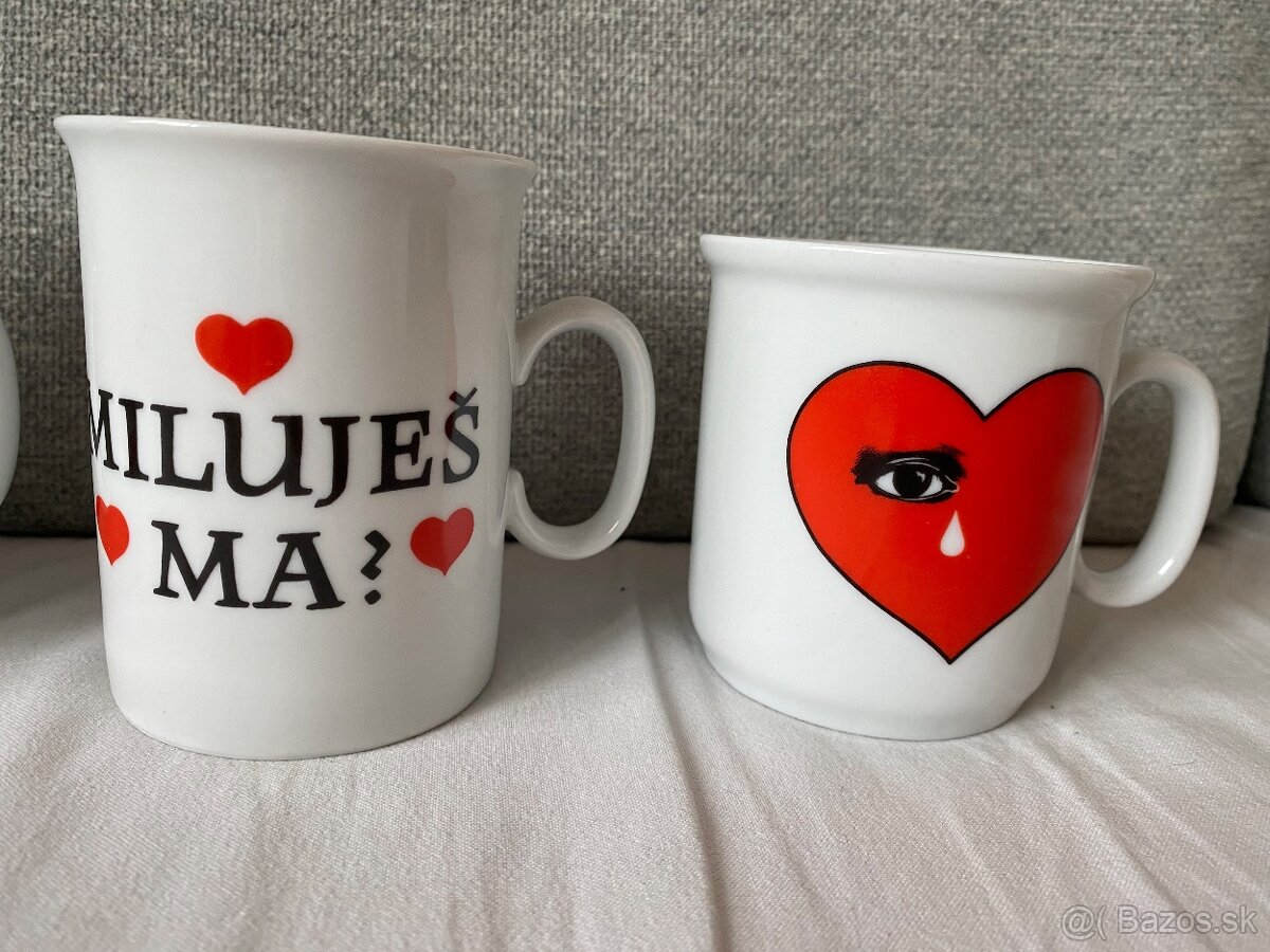 České hrnčeky so srdiečkami Thun/ Epiag - 3