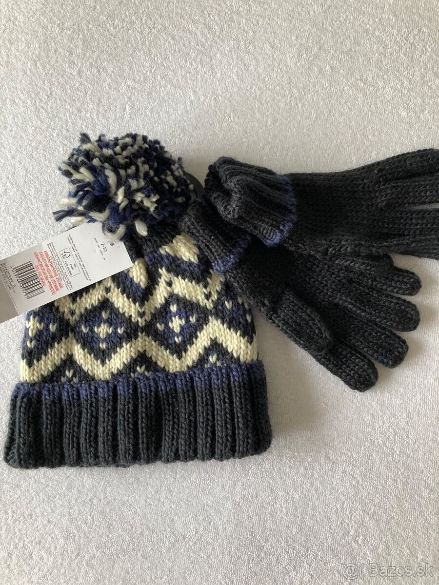 Čiapka,rukavice,nakrcnik 12mes - 3