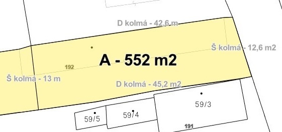 ID 2502A - Stavebný pozemok (62,12 €/m2). - 3