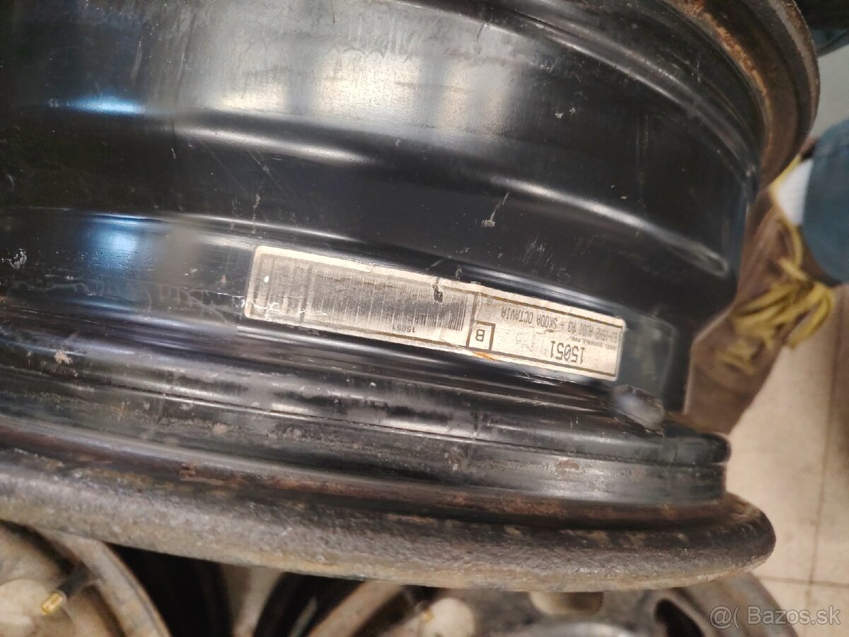 Disky 15 plechové Octavia - 3