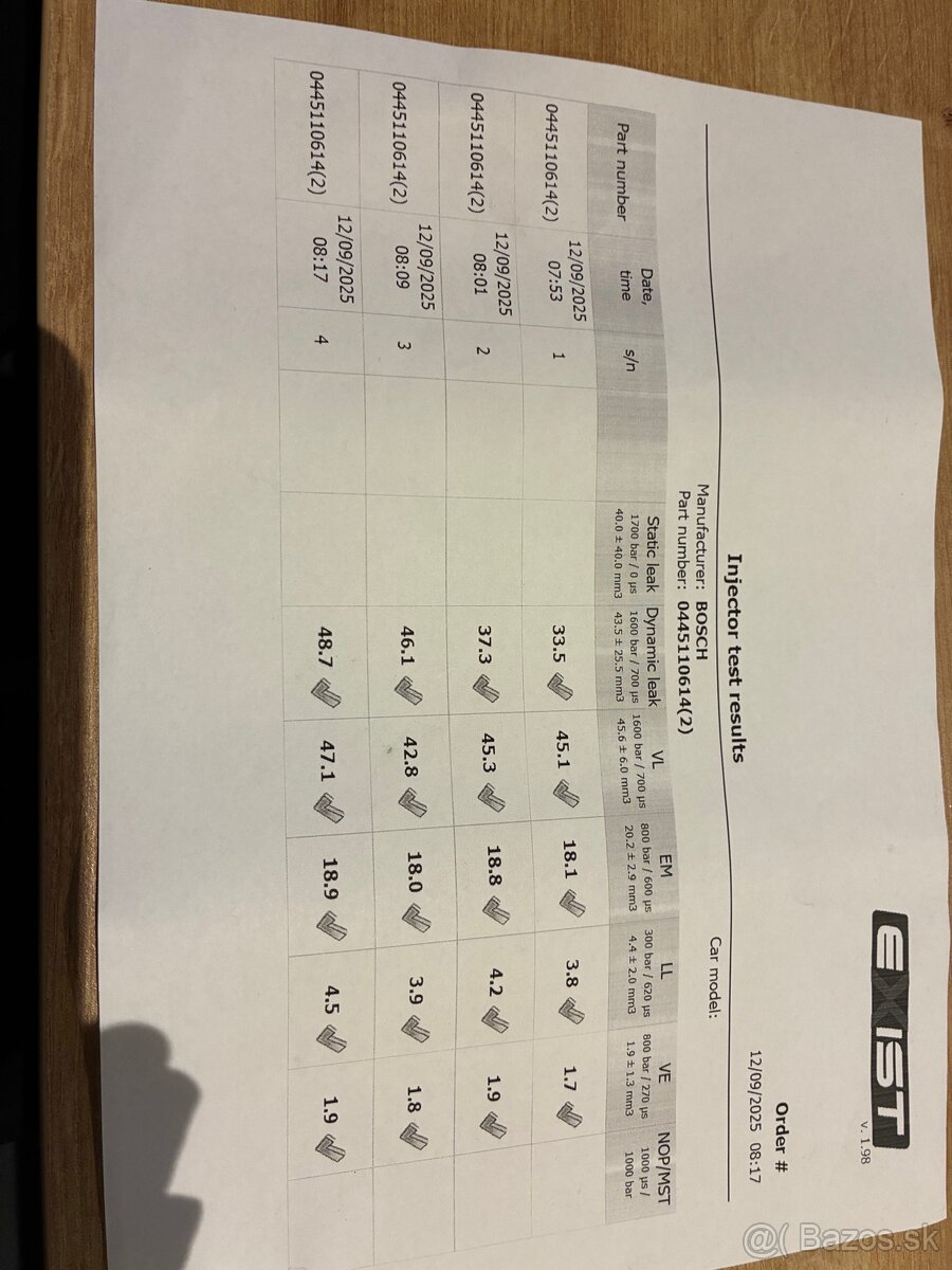 Bosch vstrekovacia tryska 0445110614 - 3