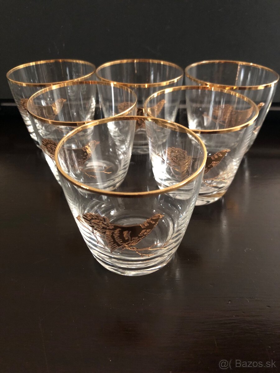 Poľovnícky motív- retro poháriky - 3