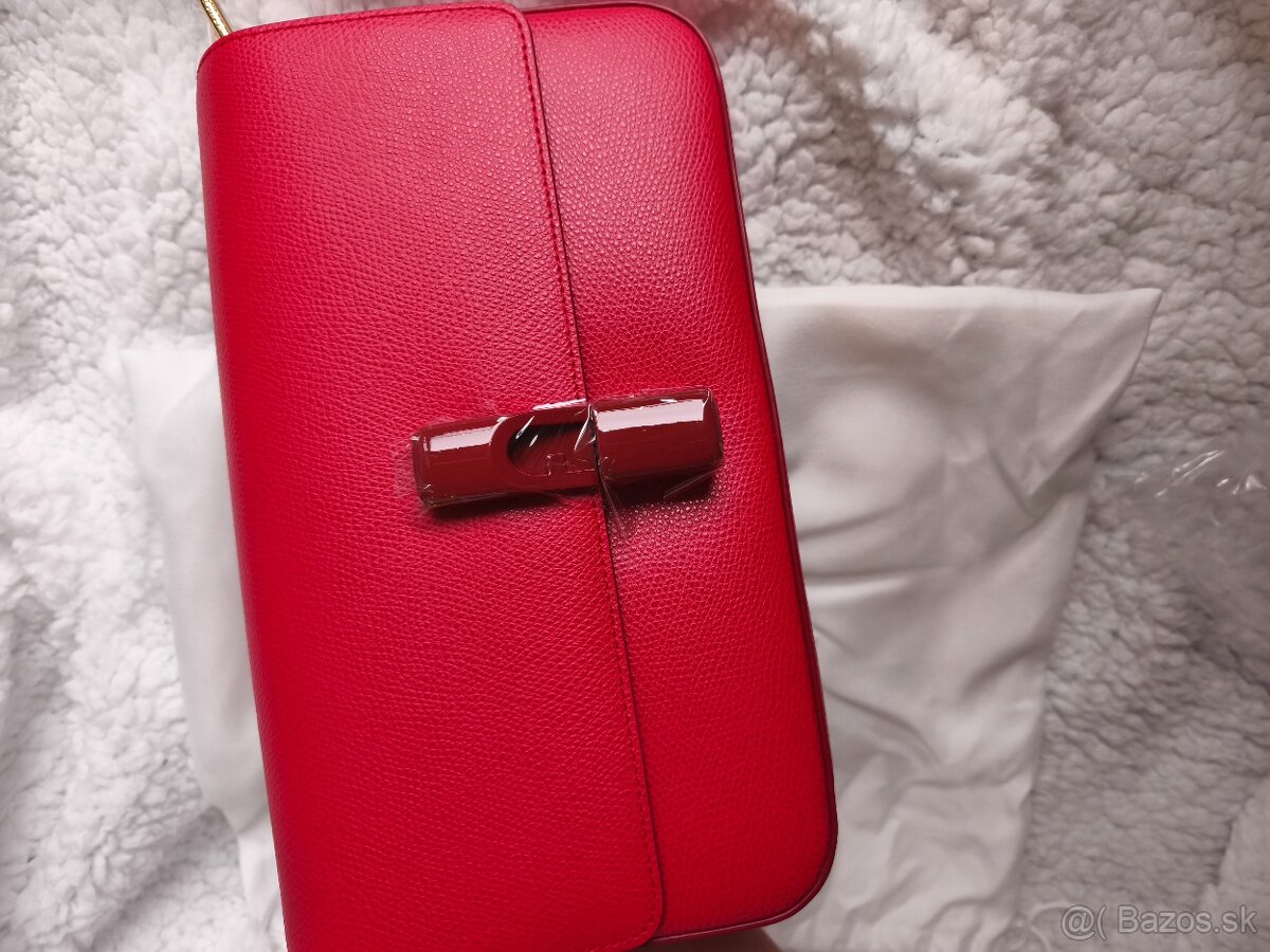 Červená kožená kabelka zn. Furla - 3