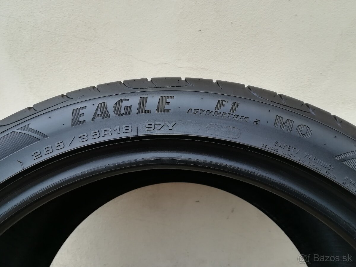 Letné pneumatiky 285/35 R18 Goodyear, 2ks - 3