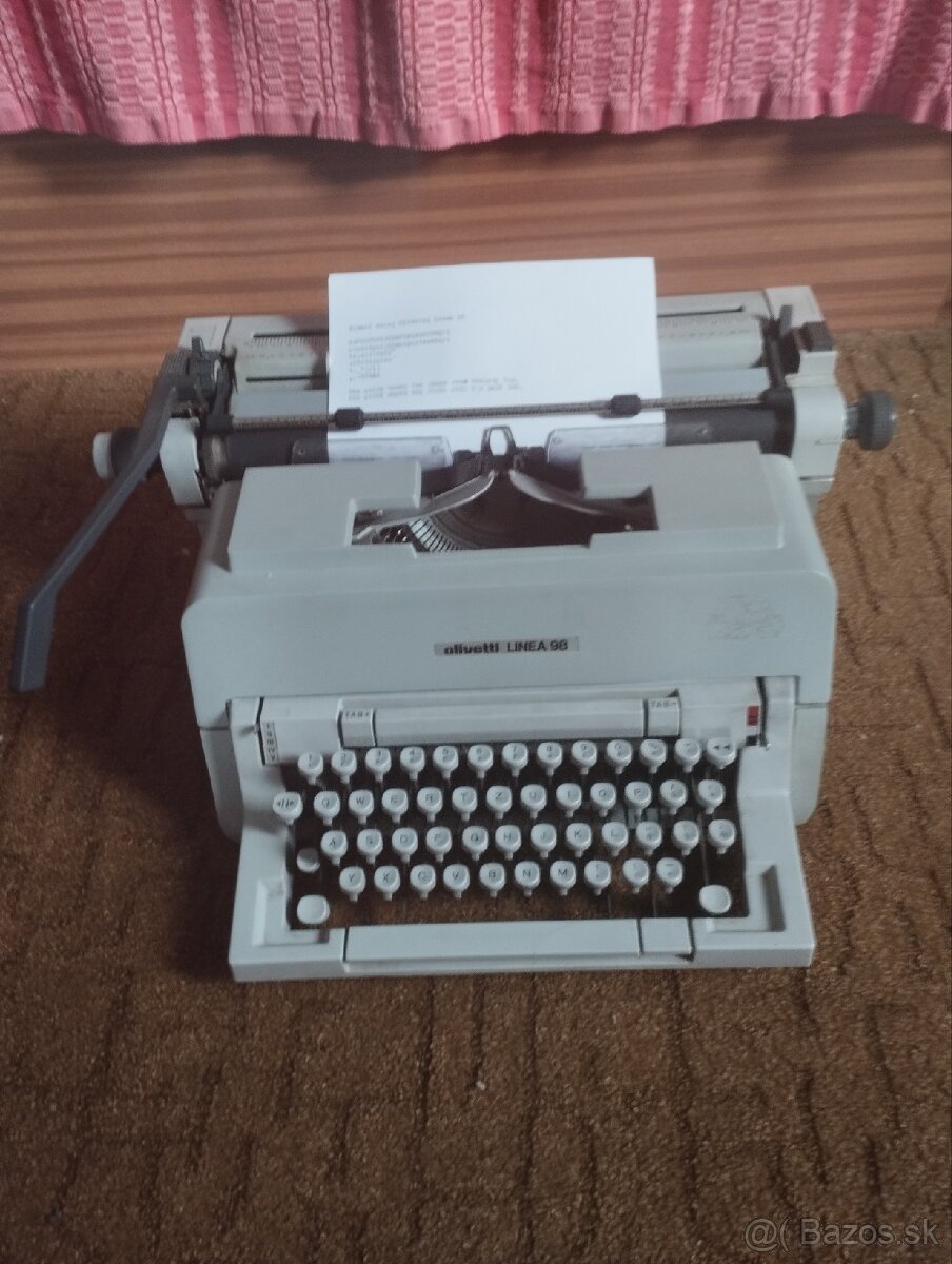 Písací stroj Olivetti Linea 98 - 3