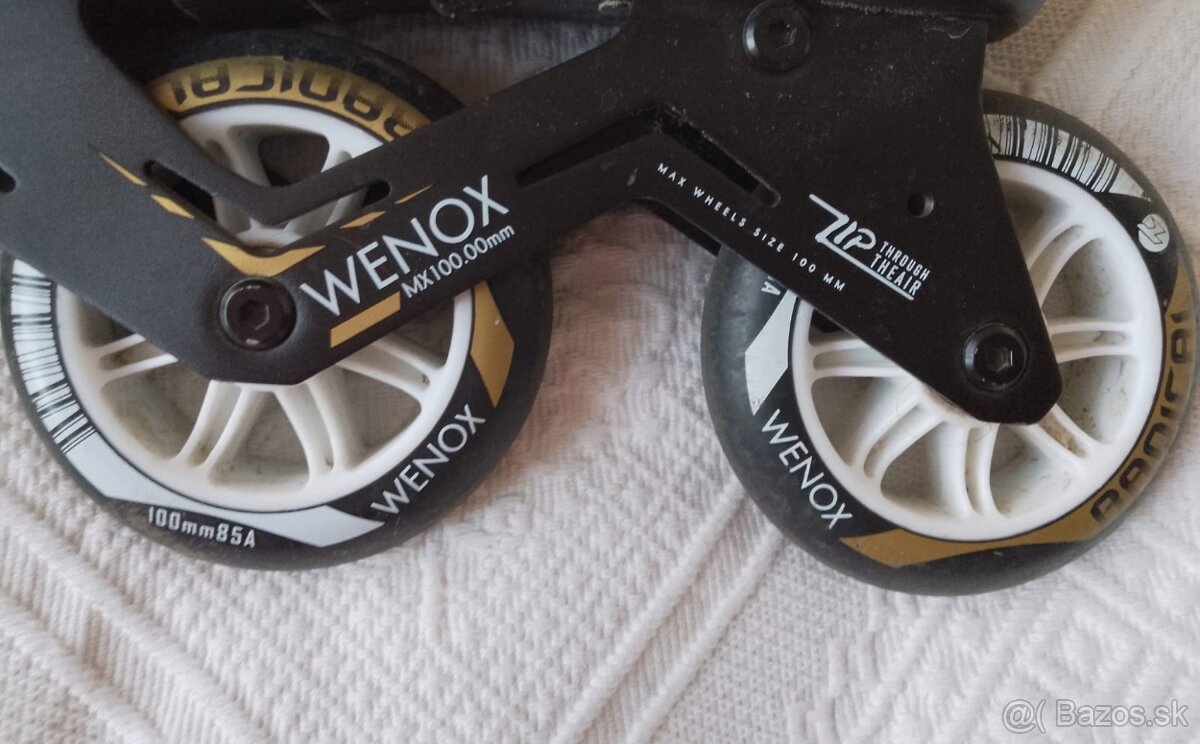 TEMPISH velkost cislo 41 kolieskove korcule fitnes 100 mm - 3