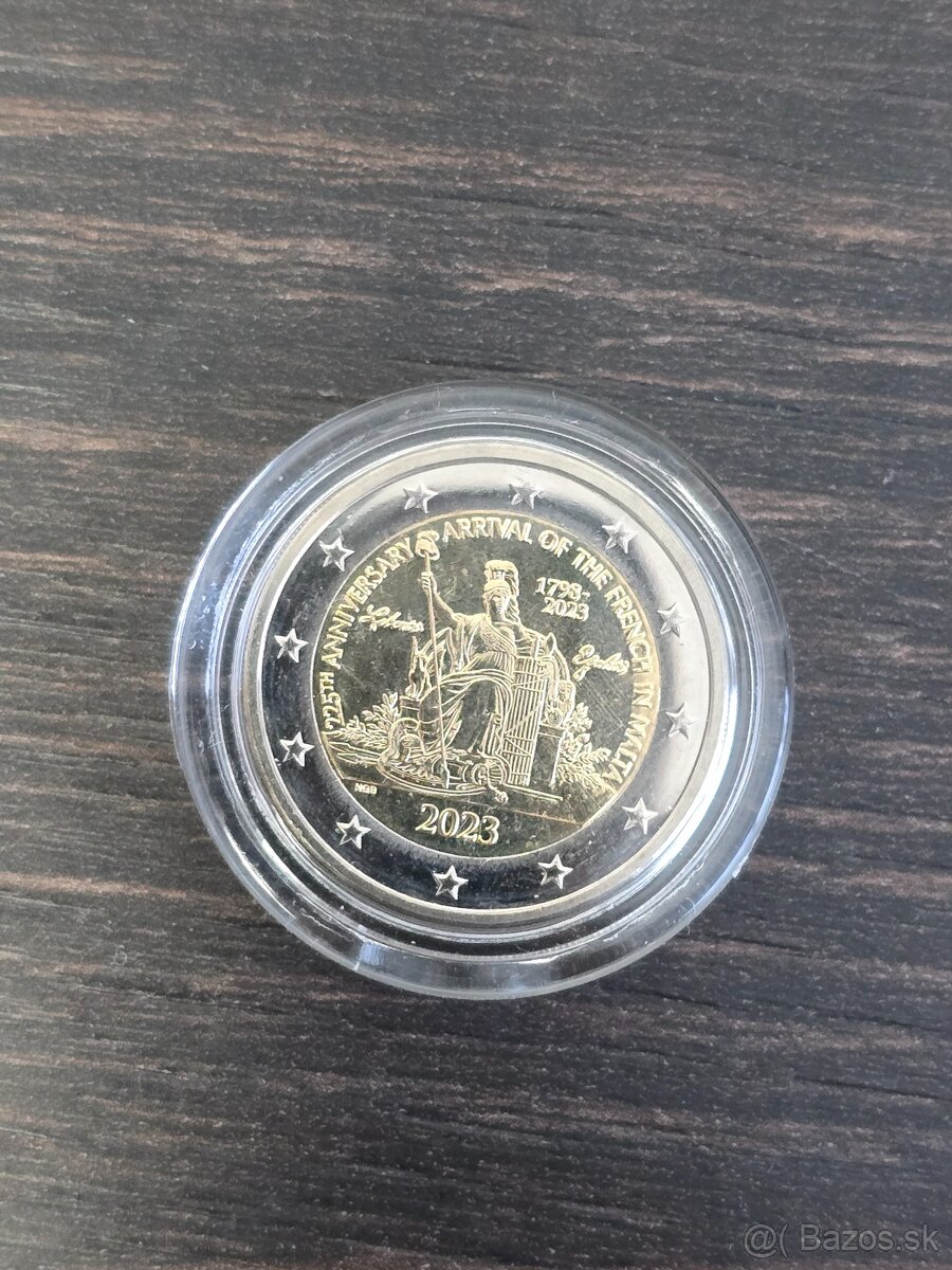 Malta UNC pamatne 2 euro 2€ mince - 3