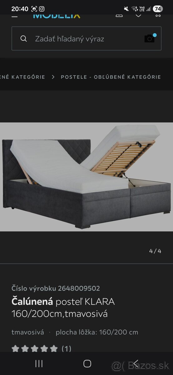 Predam manzelsku postel 160x200 - 3