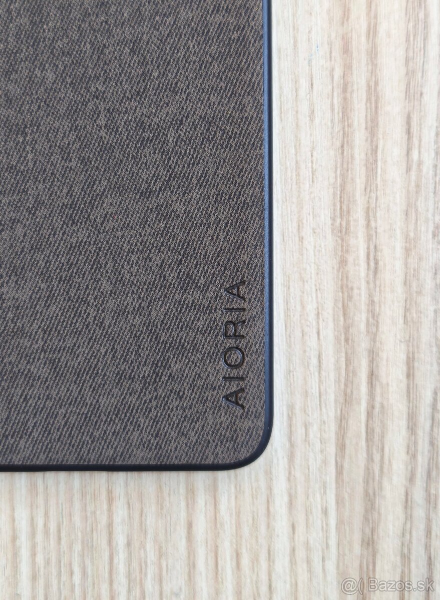 Luxusný slim textilný kryt na Samsung S24 - Šedý látkový NEW - 3