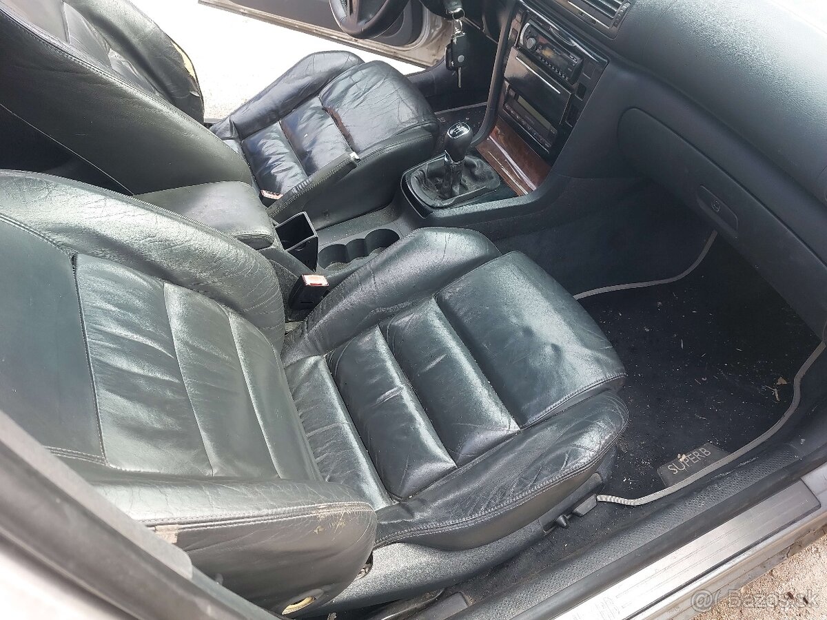 kožené sedačky Superb I - 3