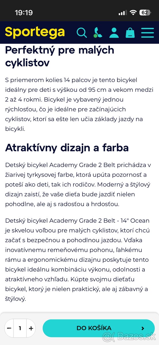 Detský bicykel Academy - 3