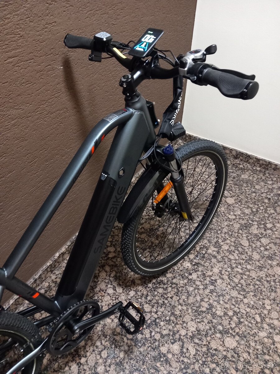 elektrický bicykel - Samebike RS A1, šedý - 3