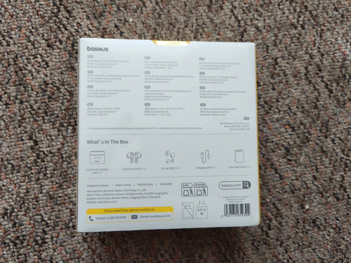 Baseus Bowie 30 sluchadla 65 hodin - 3