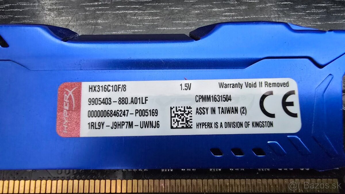 HyperX Fury 16GB DDR3 1600 MHz - 3