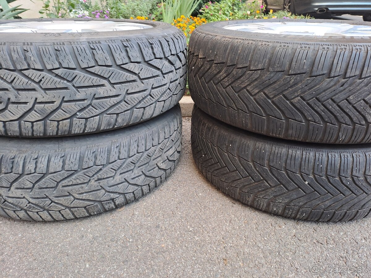 215/55/R17 - 5x112 zimná komplet sada - Pneumatiky 5mm - 3
