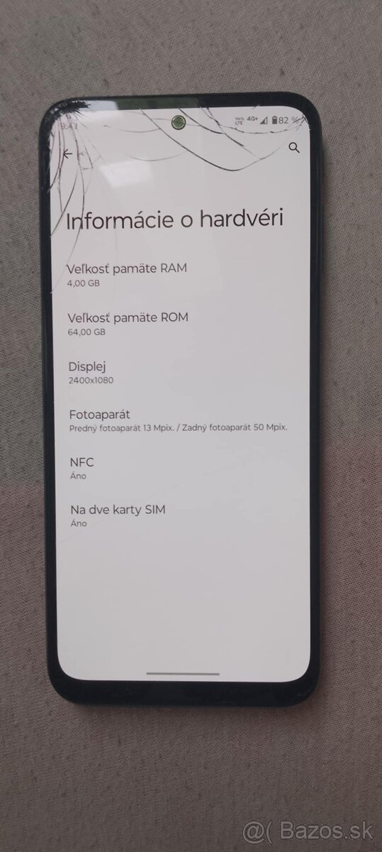 Motorola G31. Prasknutý - 3