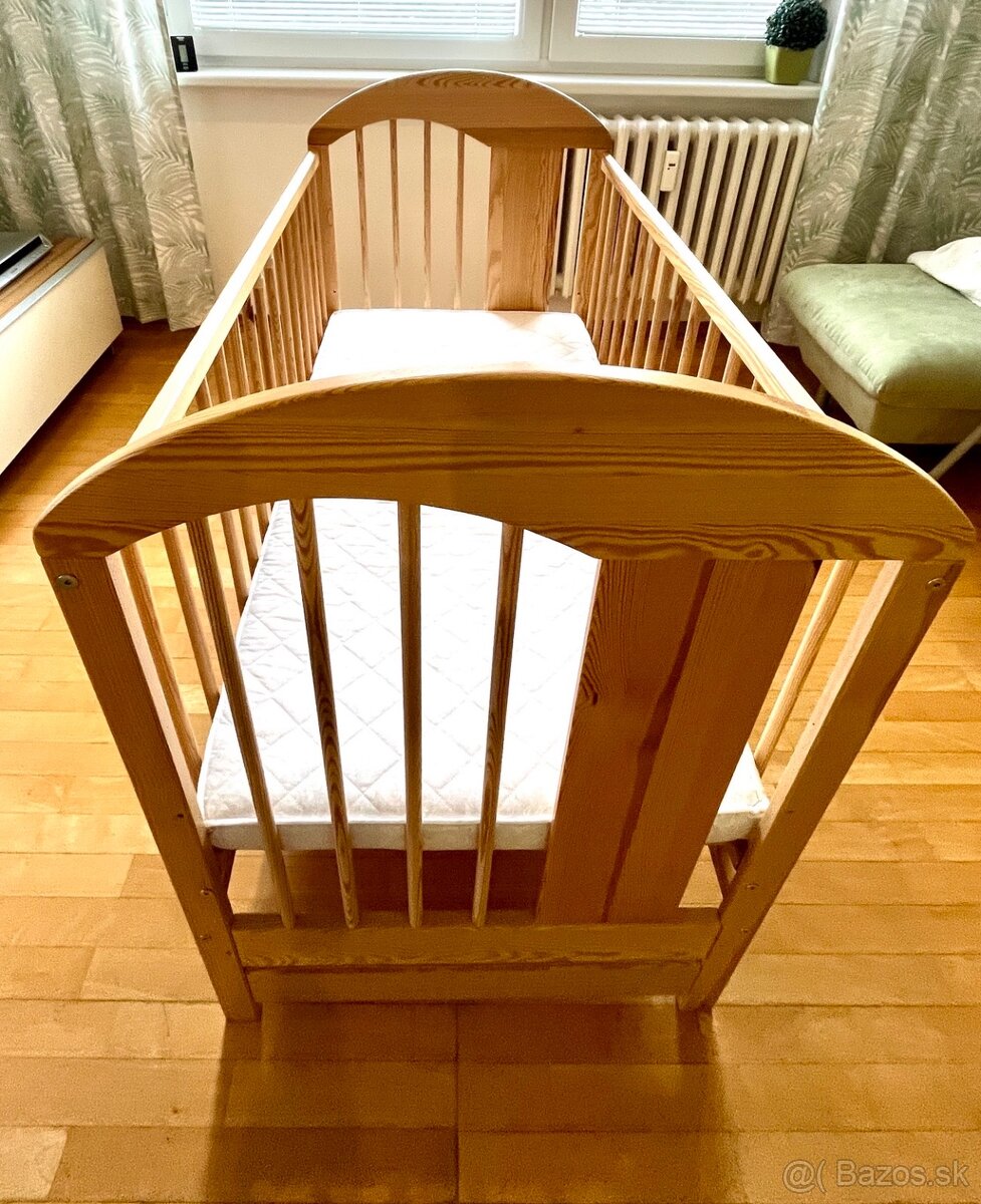 Detská postieľka drevená - 3