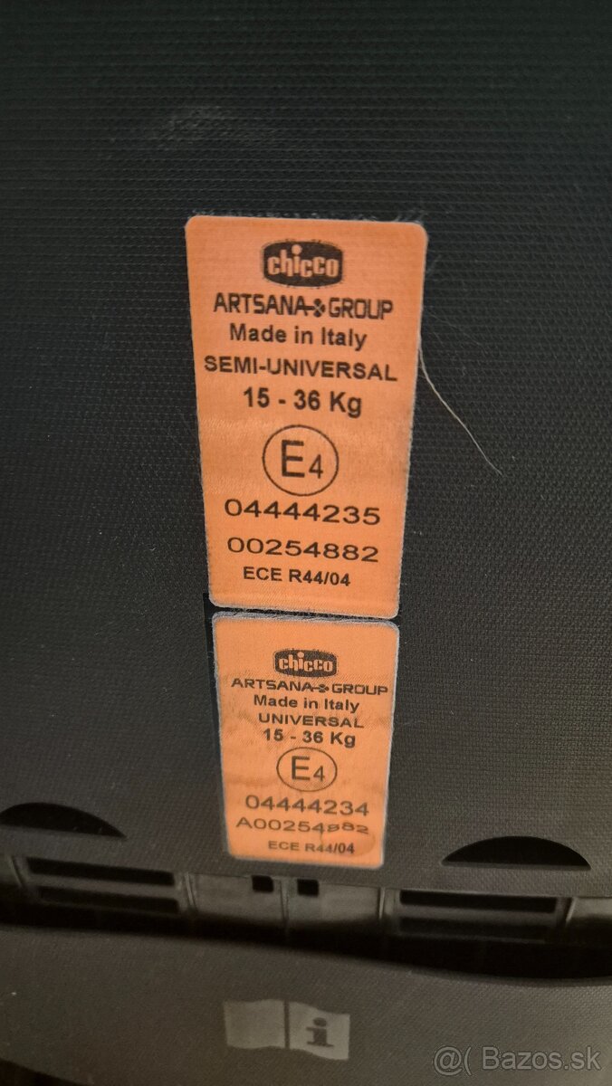 Predám detskú autosedačku Chicco - 3