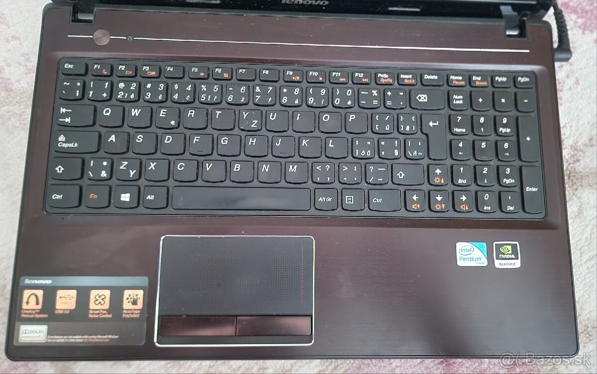 NOTEBOOK LENOVO G580 , WIN 7, SSD 240GB, 4GB RAM - 3