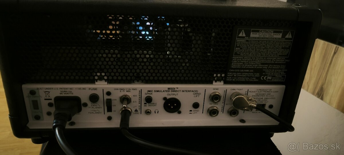Predám gitarovú hlavu Peavey Invective MH 20W - 3