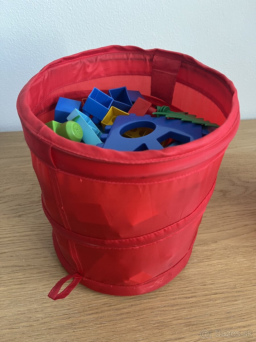 Stavebnice, kýblik a úložný skladací kôš - 3