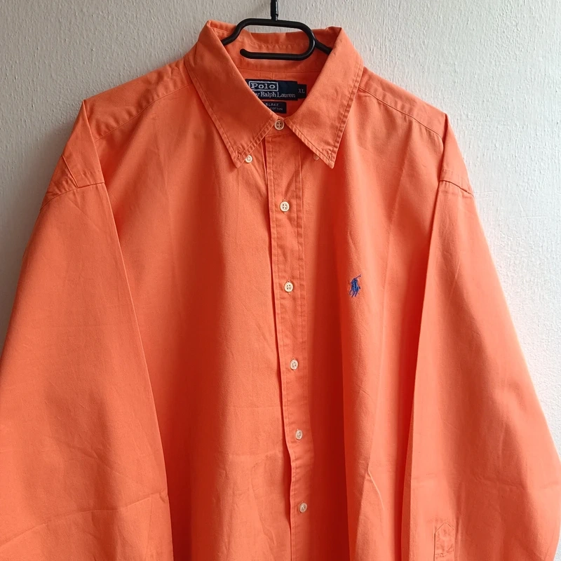 Polo Ralph Lauren Blake oranžová košeľa s dlhým rukávom XL - 3