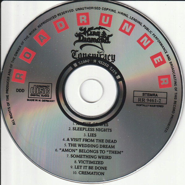 CD King Diamond – Conspiracy 1989 - 3