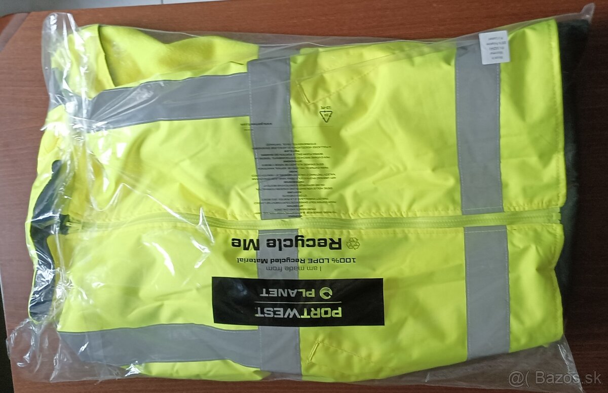 Zateplená reflexná bunda - 3