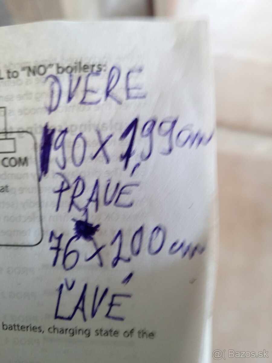 Predám drevené dvere vchodové a izbové - 3