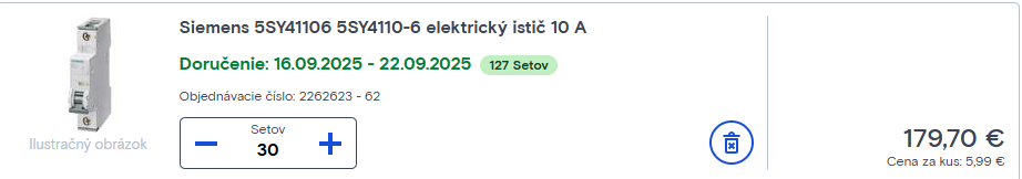 predám elektro inštaláciu na RD - 3