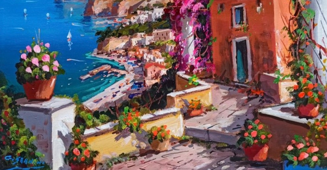 Originálny obraz – Gio Sannino: Sorrento Belvedere - 3