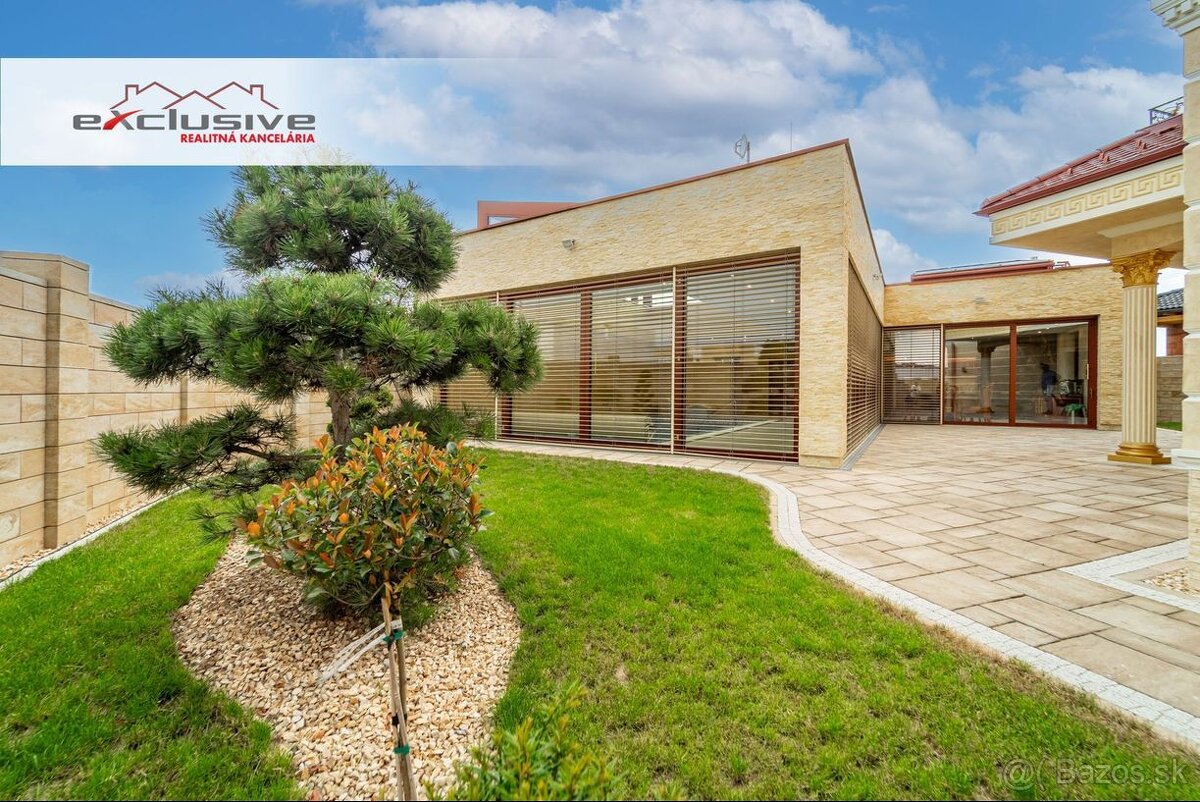 ZAUJÍMAVÁ CENAIMPOZANTNÁ RODINNÁ VILA-KRYTÝ BAZÉN-GARÁ - 3