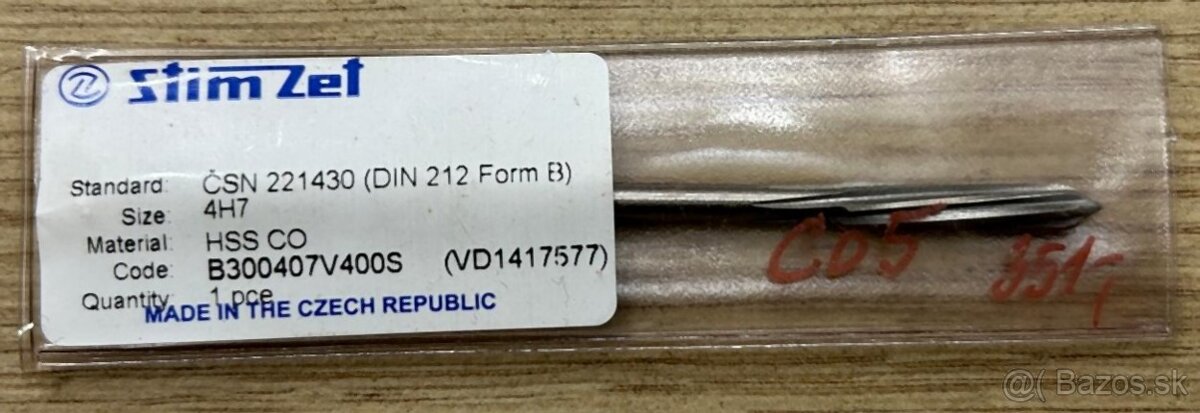 CNC nástroje – frézky DATRON + výstružníky HSS - 3