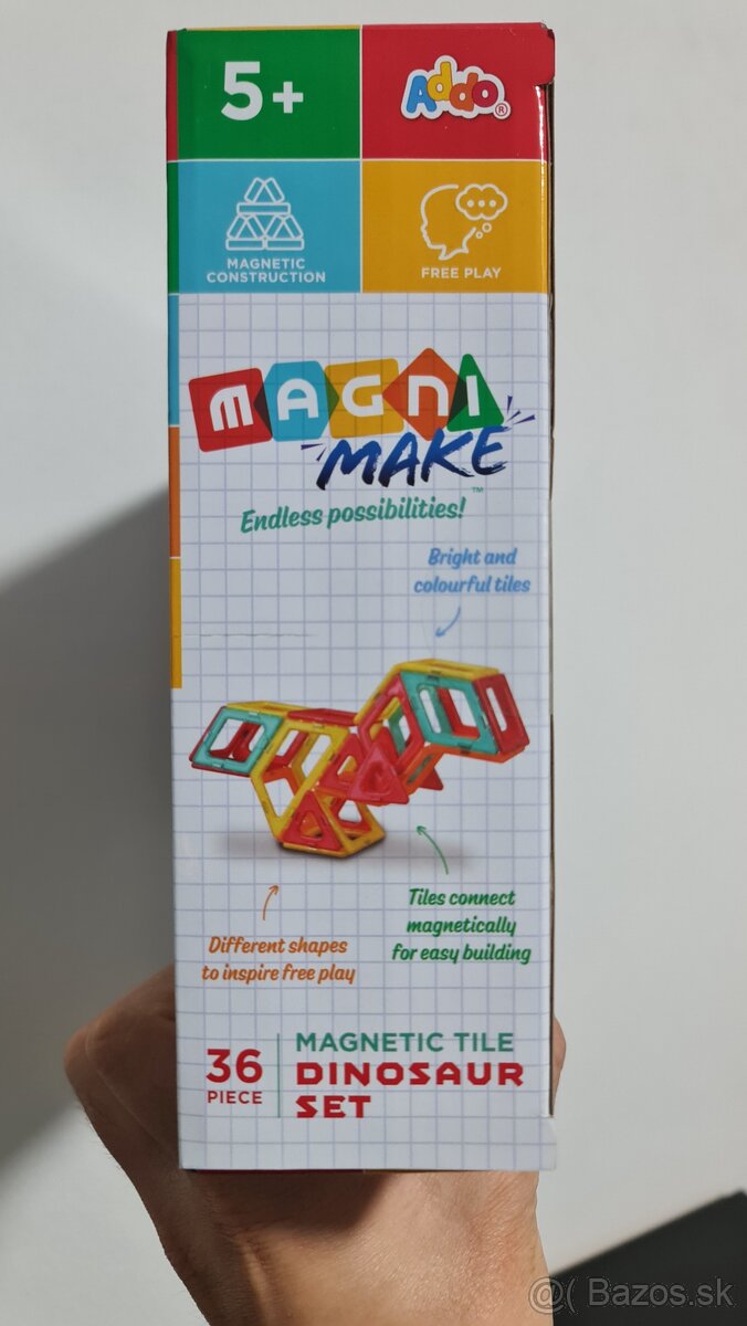 Magnimake magnetická sada dinosaurus 36 ks - 3