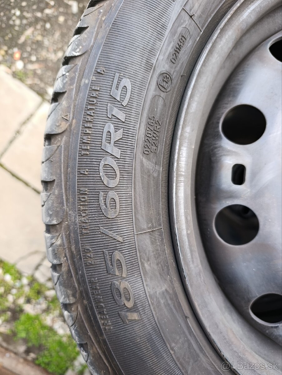 Letné pneumatiky na diskoch 185/60 R15 Sawa - 3