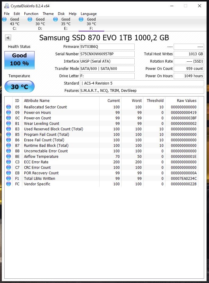 Samsung 870 EVO 1TB - 3