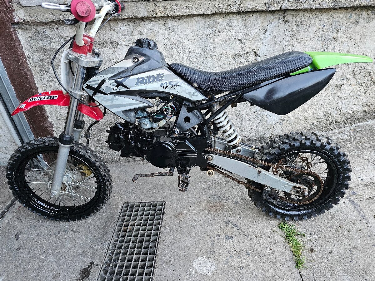 PITBIKE 125ccm RIDE NITRO 4 takt 4 rýchl.
