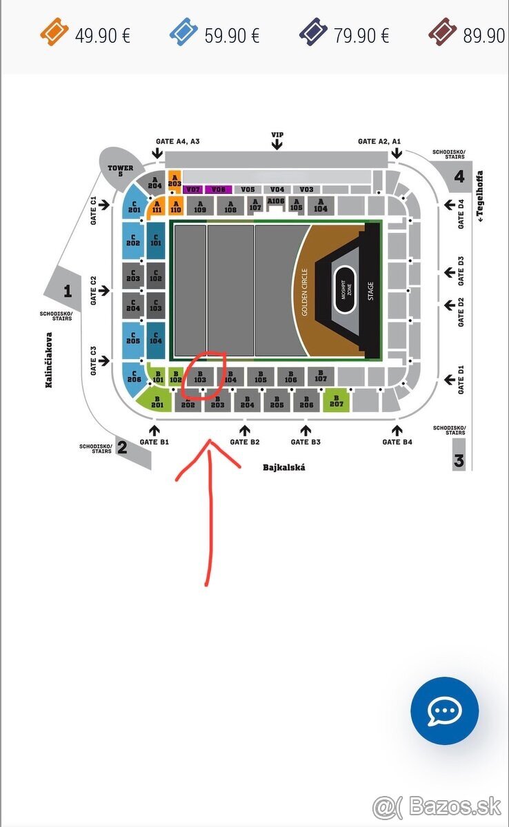 Listky na sedenie separ koncert tehelne pole - 3