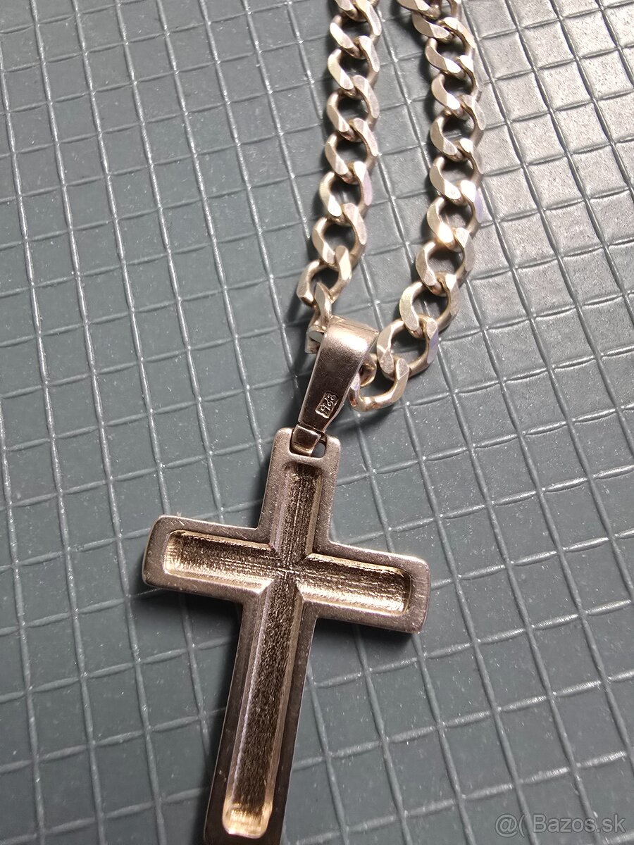 Strieborné retiazky s príveskom - 3