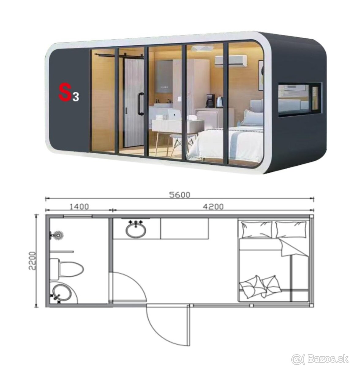MODERNÉ NADŠTANDARDNÉ MOBILNÉ DOMY NA PREDAJ - 3