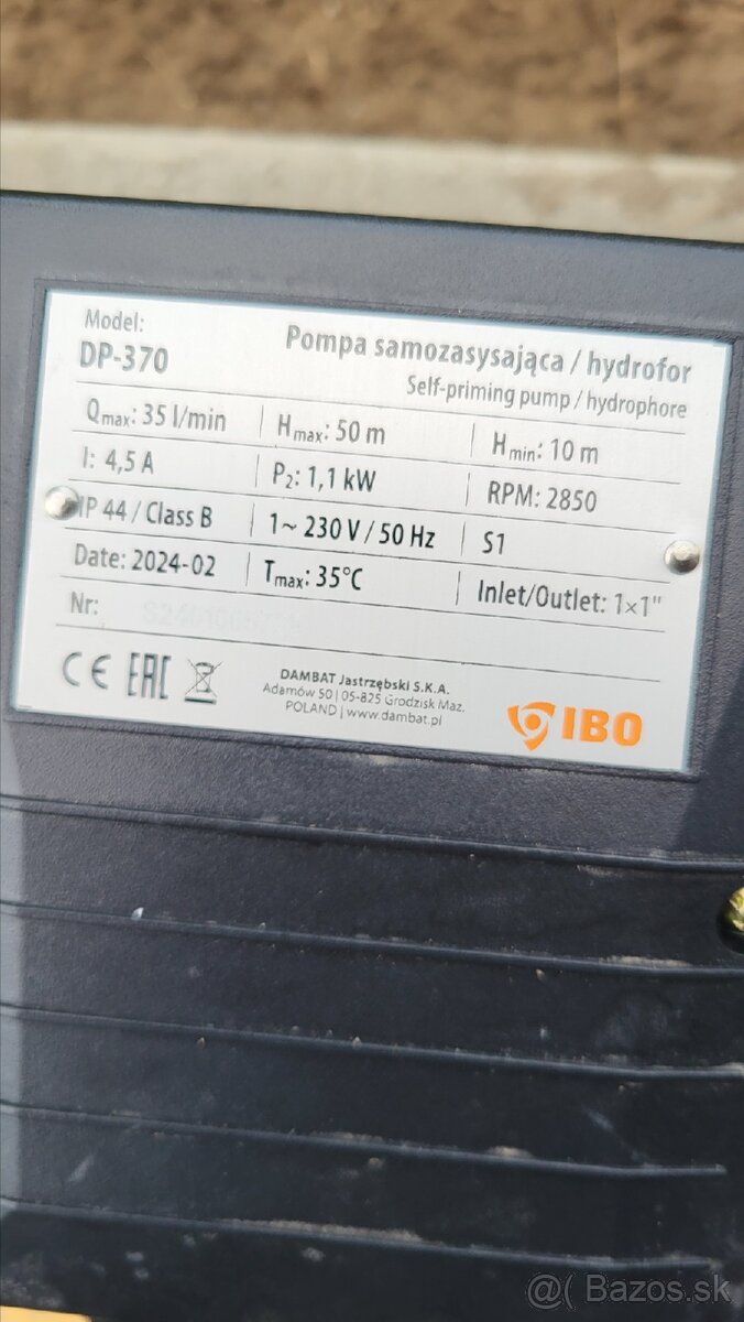 Čerpadlo na vodu - 3