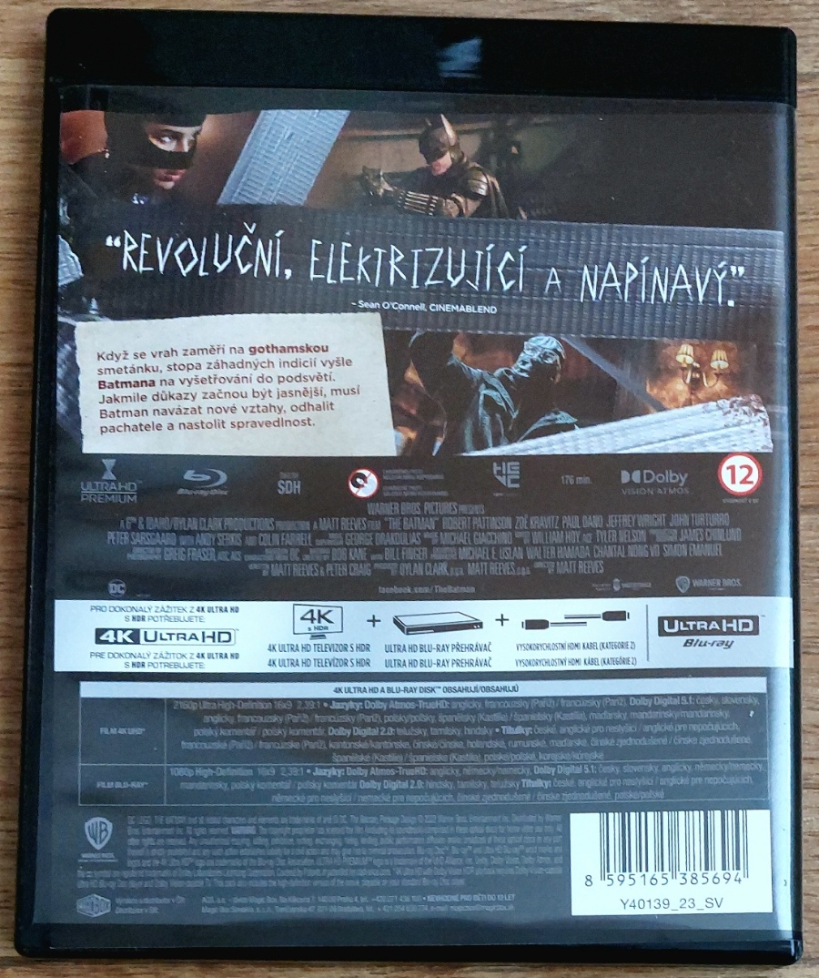 4K UHD + BD Batman (2022) SK dabing - 3