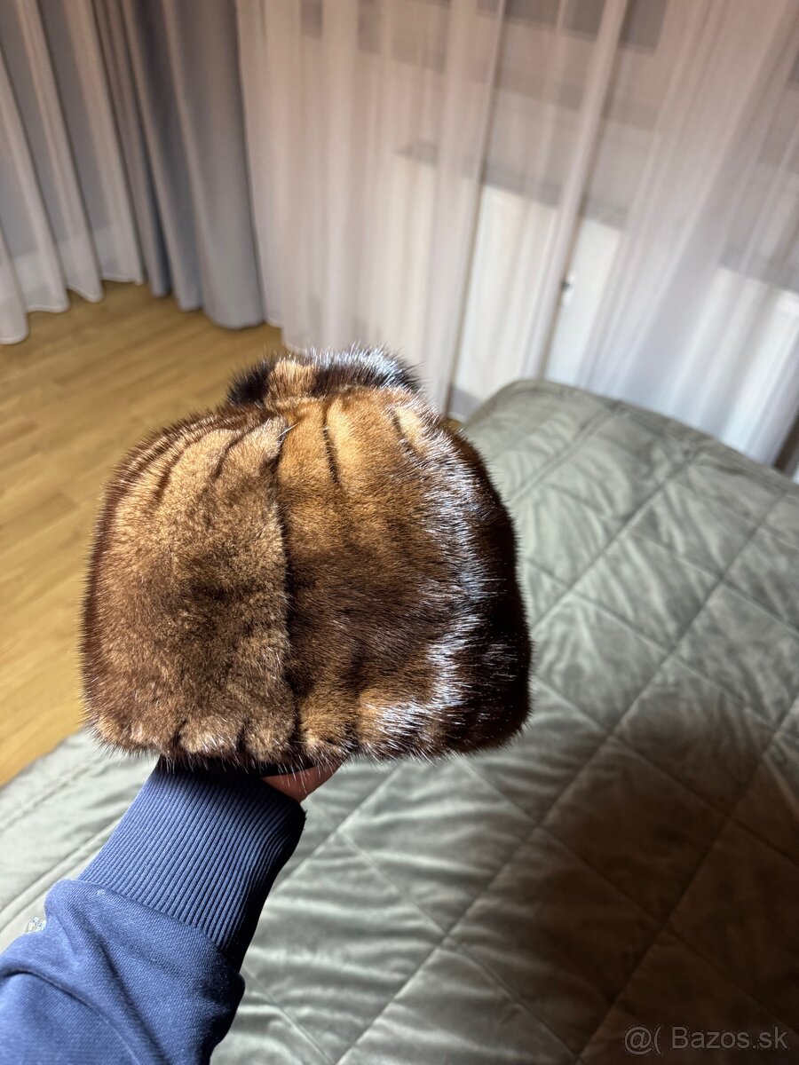 Dámsky norkový klobúk - 3