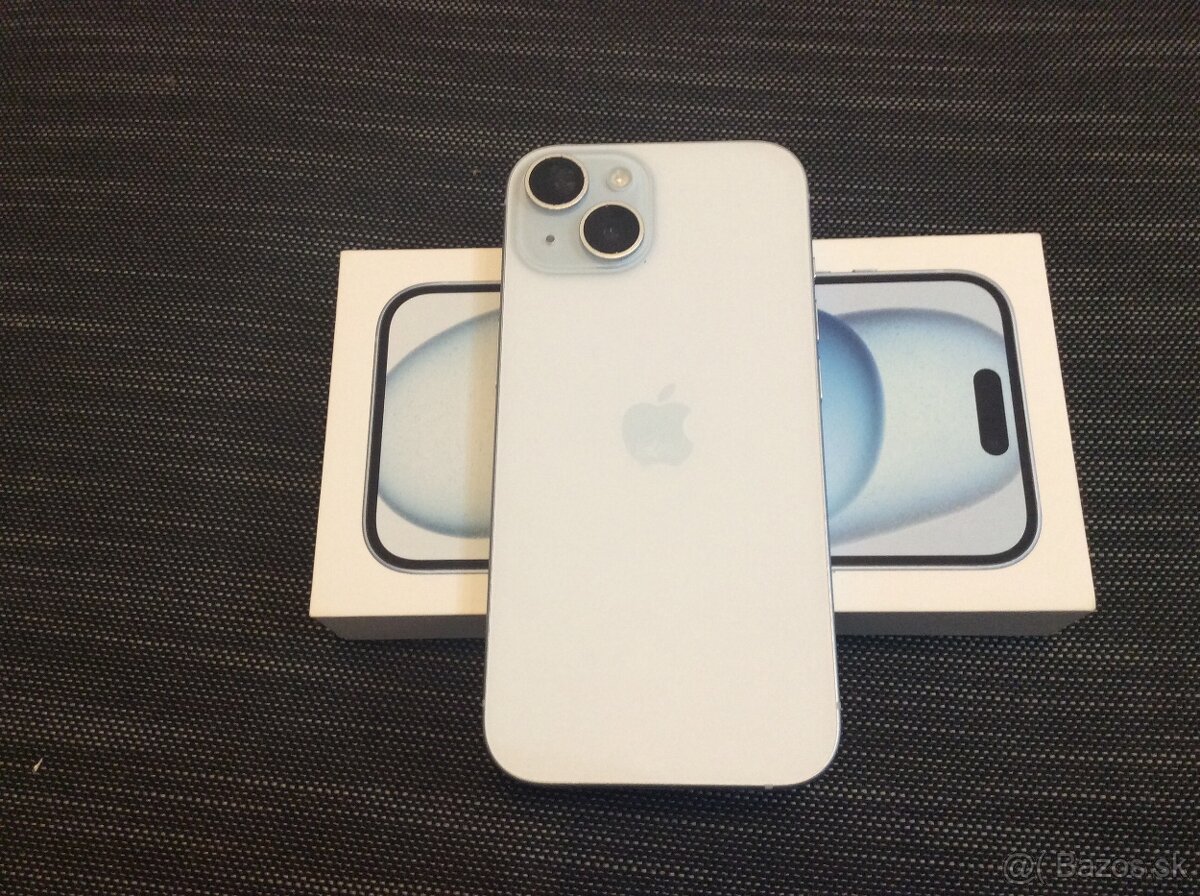 Iphone 15 128GB top stav+prislusenstvo - 3