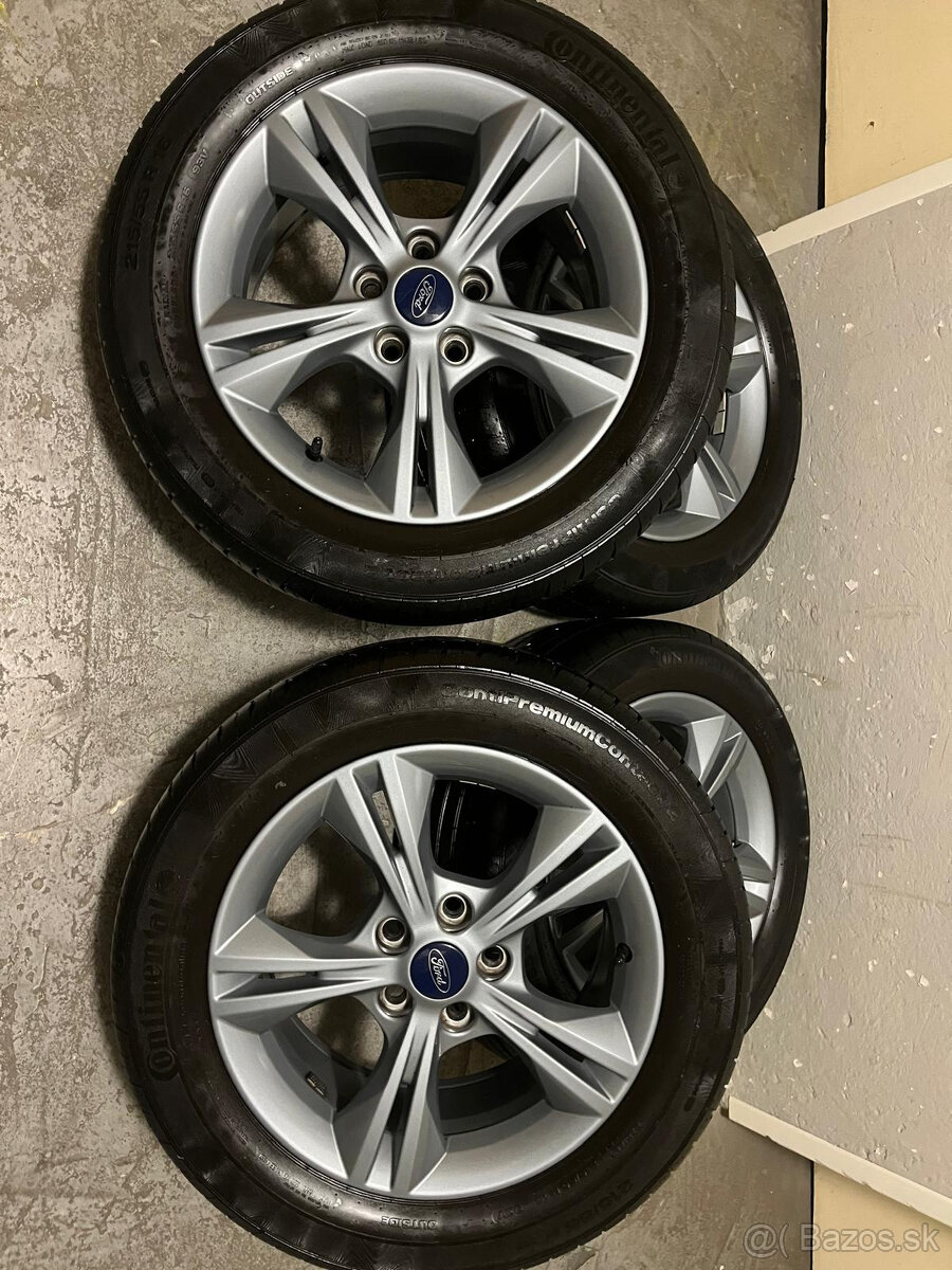 FORD C-MAX originálne letné kolesá Continental 215/55 R16 - 3