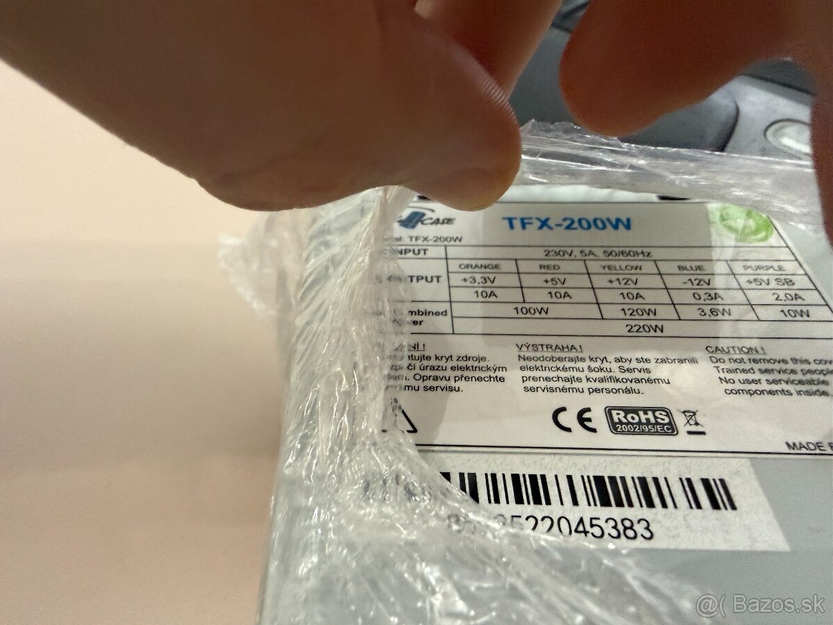 Eurocase 200W TFX-200W 8cm fan - 3