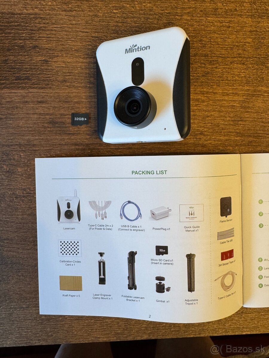 Mintion Lasercam (kamera pre laser s LightBurn) - Ako nová - 3