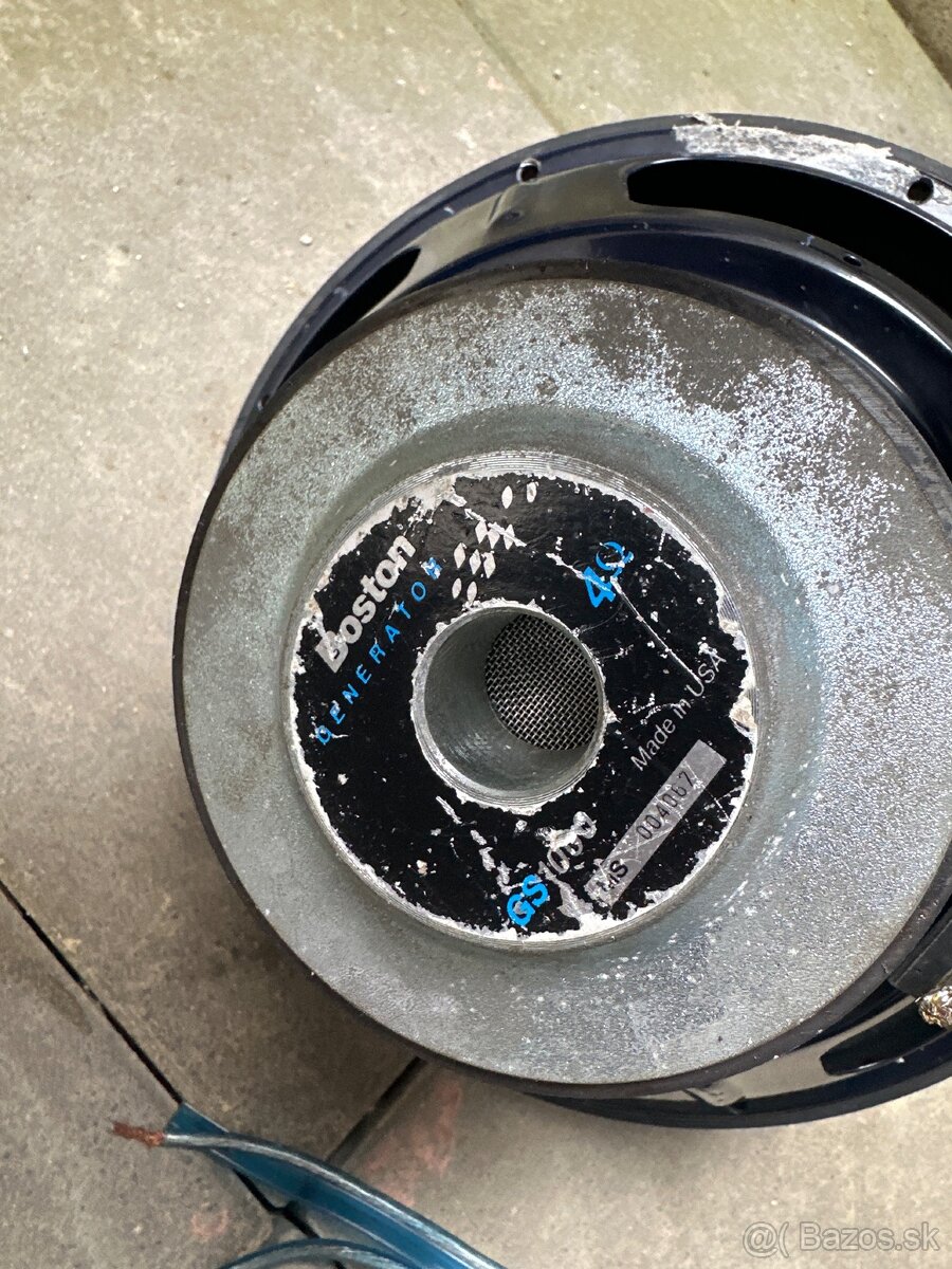 Predám basák Subwoofer 25cm BOSTON generator GS1000 4ohm - 3